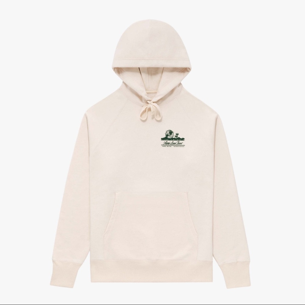 ALD Unisphere hoodie, Pristine with botanical green colorway, men’s medium.